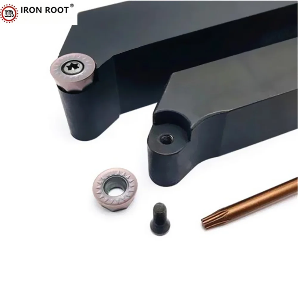 IRON ROOT 1P SRGCR1010H08,SRGCR1212H08,SRGCR1616H08,SRGCR2020K08 CNC Lathe Turning External Turning Tool Holder RCMT Mechanical