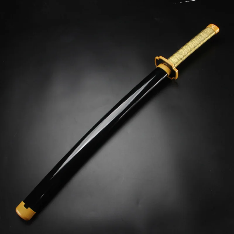 애니메이션 귀멸의 칼날 카타나 장식용 수집품 선물 코스프레 검 (벨트 & 스탠드 포함)