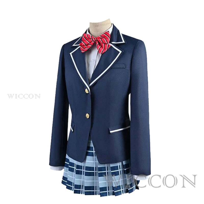 

Wonderlands X Showtime Kusanagi Nene Cosplay Costume Wig Project Sekai Colorful Stage Kamiyama High School Uniform Skirt Clothes