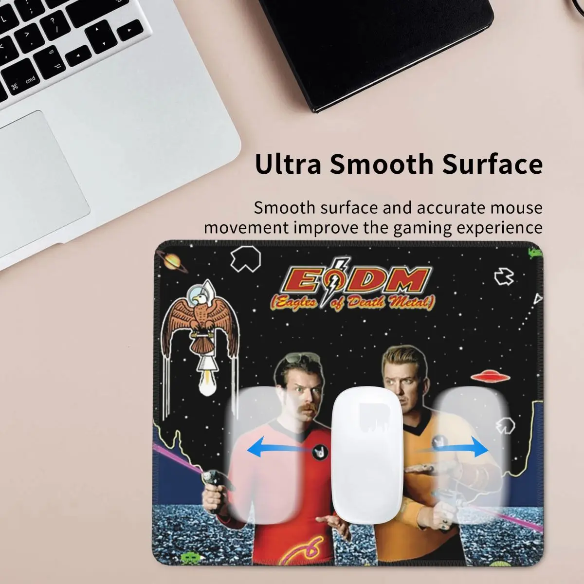 

Коврик для мыши EAGLES OF DEATH METAL BAND, компьютерная клавиатура, коврик для мыши, геймерский ПК, ноутбук, настольный коврик, офисные аксессуары, настольные коврики