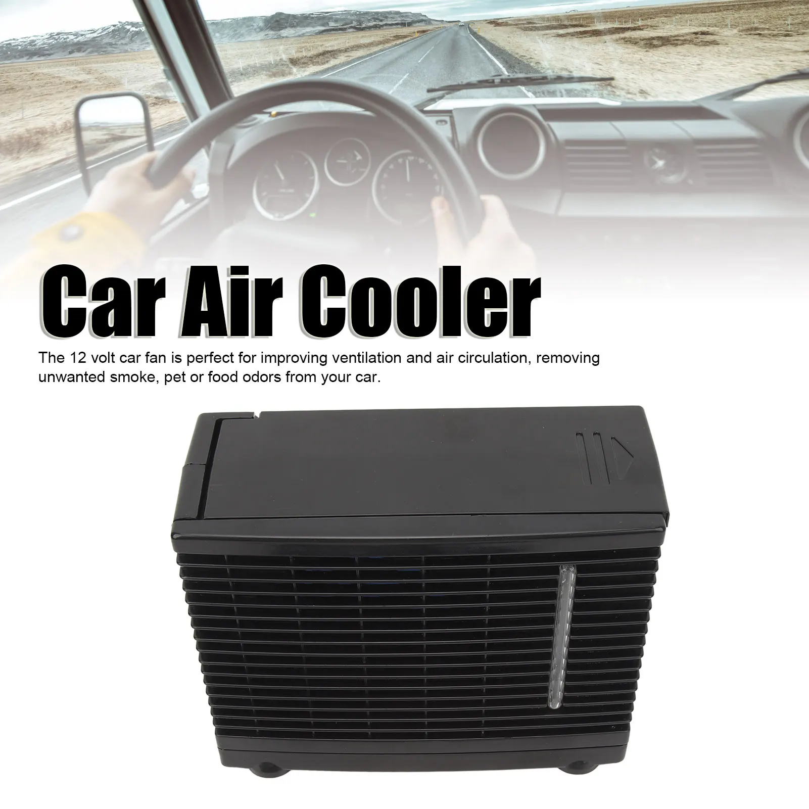 

12V Car Seat Fan Car Air Cooler 2 Speed Adjustable Portable DC12V Mini Air Conditioner for Cars Trucks RVs Mini Air Conditioner