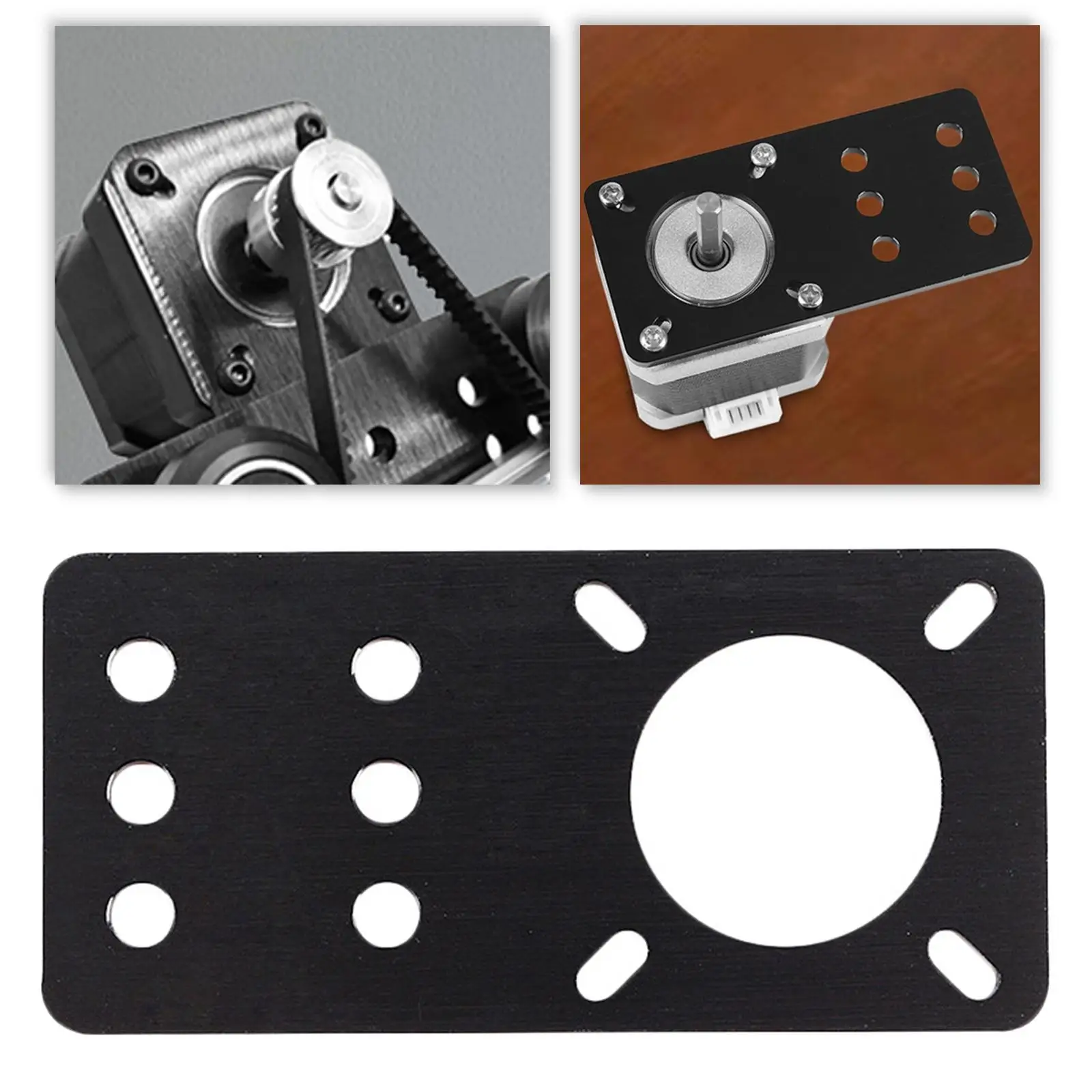 Монтажная пластина 3,2x1,5 дюйма, аксессуары для 3D-принтера, замена для 17-шагового двигателя/простая сборка, прочные запасные части
