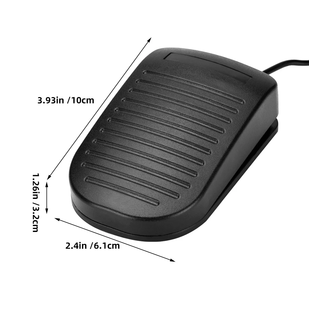 آلة الوشم إمدادات الطاقة مفتاح سفلي نونسليب دواسة القدم تصميم مريح سلك طويل التوصيل فناني الوشم المهنية #4