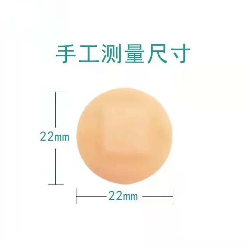 100 unids/set Mini tirita redonda Color de la piel vendaje para heridas parche de yeso transpirable impermeable cinta adhesiva vendajes