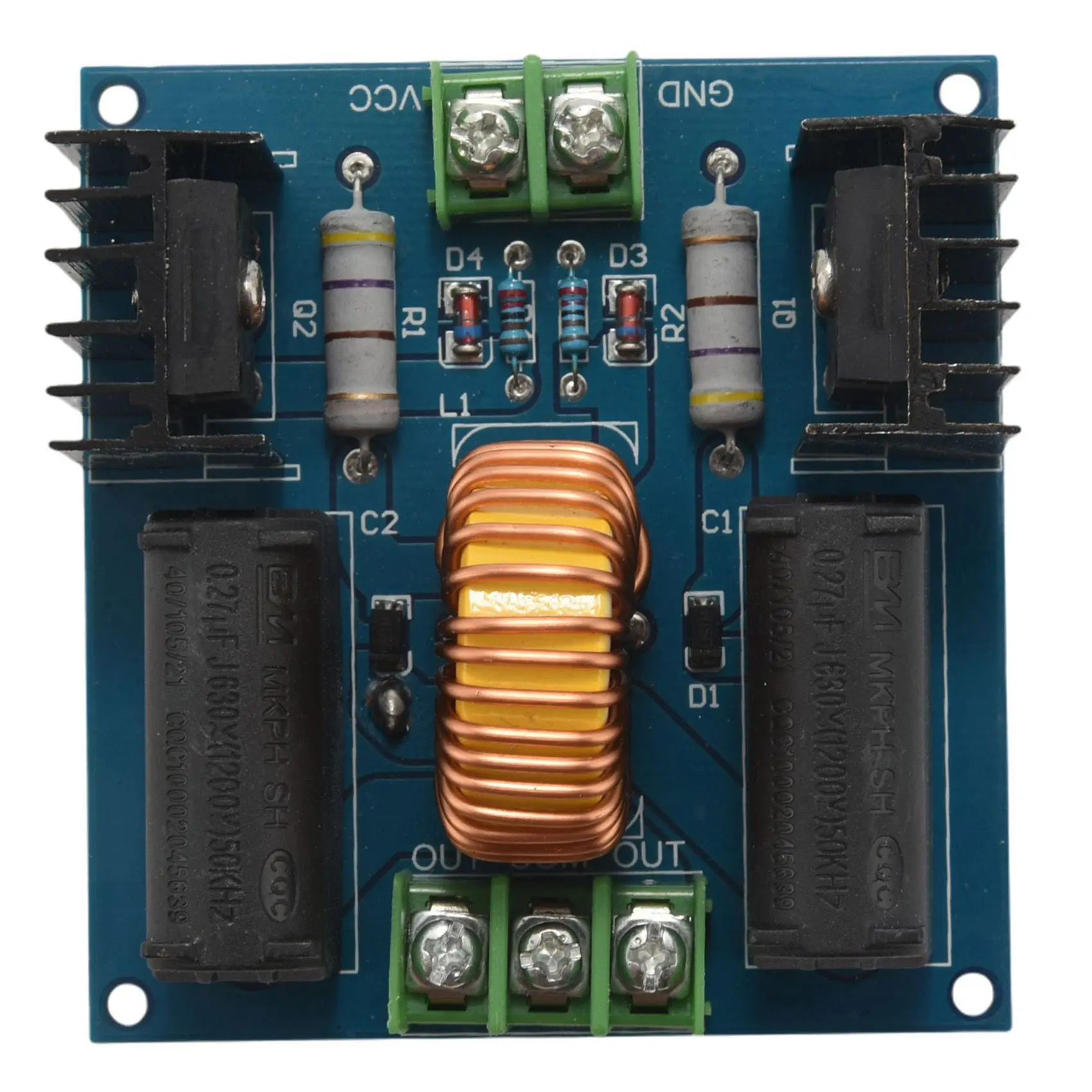 ZVS Driver Board ZVS Induction Heating Circuit DC12-30V Zero Voltage Switch Power Supply Driver Board