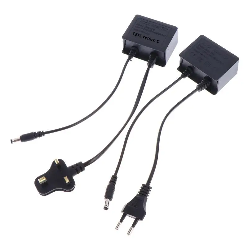 Power Adapter DC12V 2A EU/US/AU/UK Plug Outdoor Waterproof For CCTV Security Surveillance Camera Charger NVR DVR Router Input