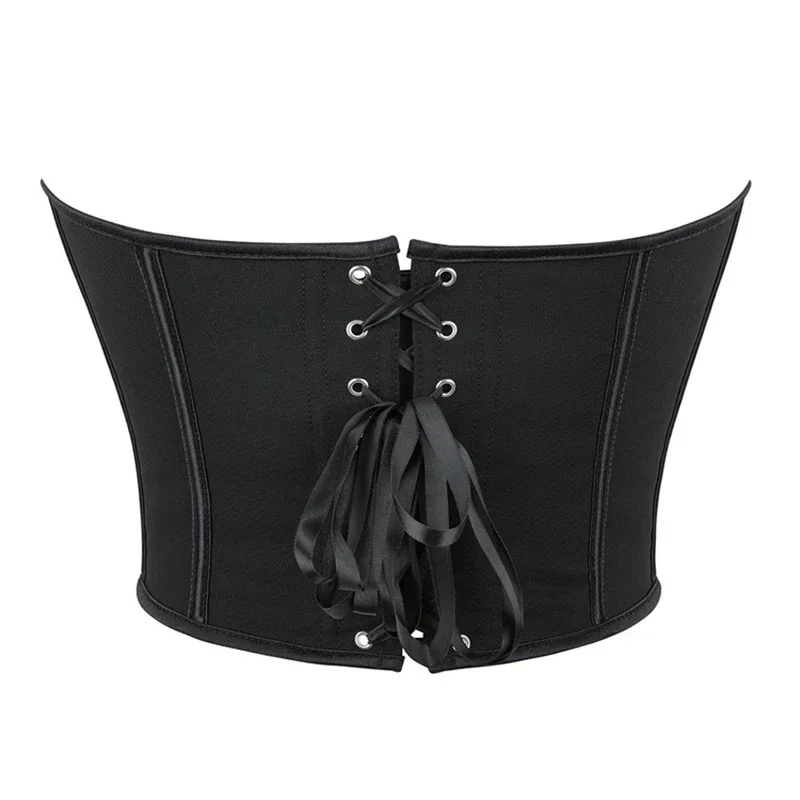 Women Summer Strapless Off Shoulder Corset Crop Tops Backless Bustier Tube Corselet