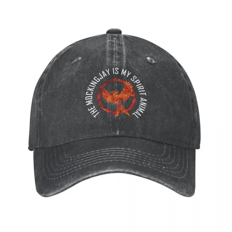 The Hunger Games Mocking Jay Movie Unisex Baseball Caps Distressed Denim Hats Cap Outdoor Activities Adjustable Fit Headwear