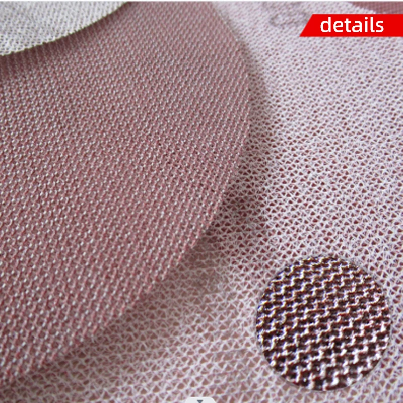 Hoja de papel de lija de disco de malla autoadhesiva redonda neumática, adecuada para tabletas de Inch125mmDry-Grinding MIRKA de 5 \