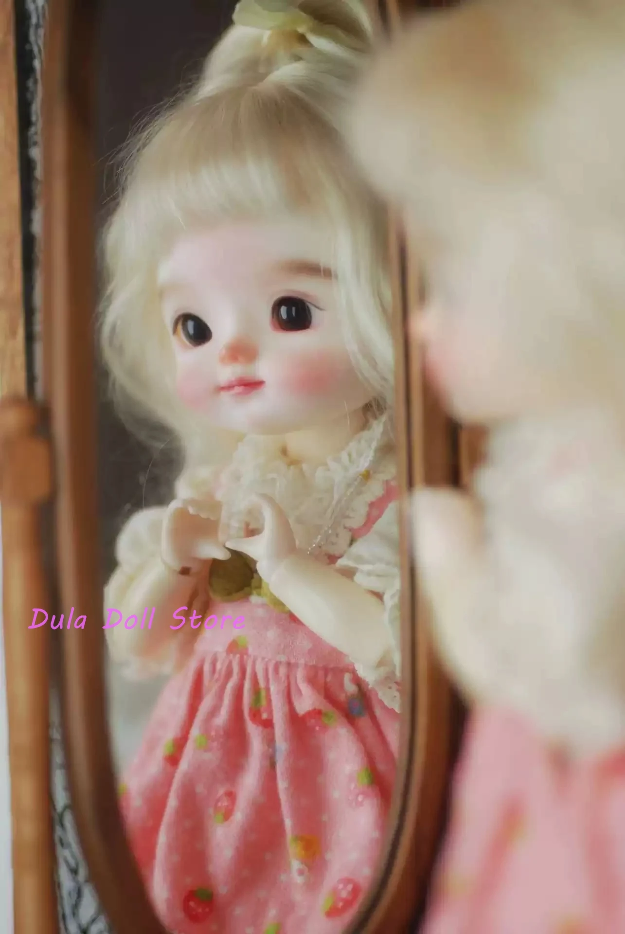 Dula Doll Clothes Dress Spring pink strawberry set Blythe ob24 ob22 Azone Licca ICY JerryB 1/6 Bjd Doll Accessories