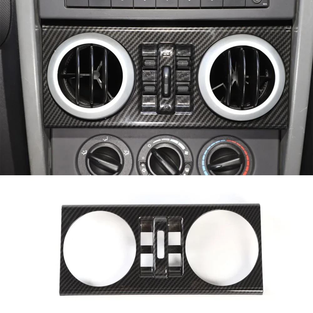 For Jeep Wrangler JK 2007-2010 4 Doors Car Window LIft Switch Panel Cover Frame Trim Styling ABS Auto Moldings