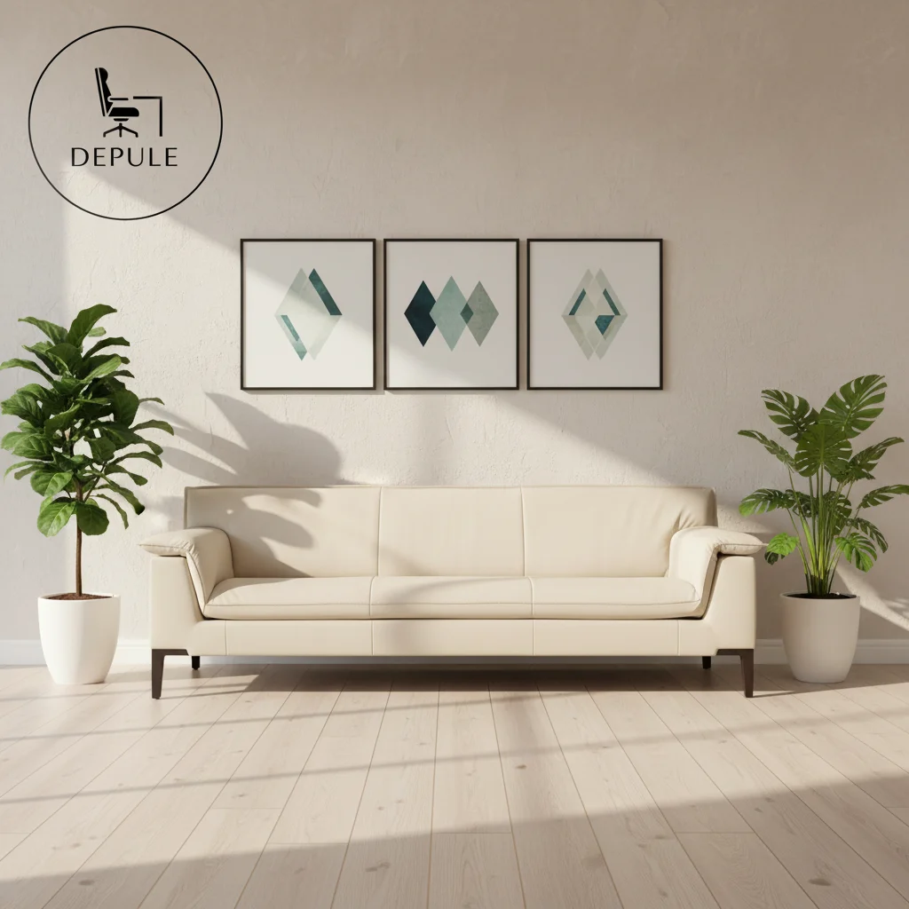 

A Minimalist And Modern Design Office Sofa Set, Suitable For Business Receptions, Meetings, And Negotiations