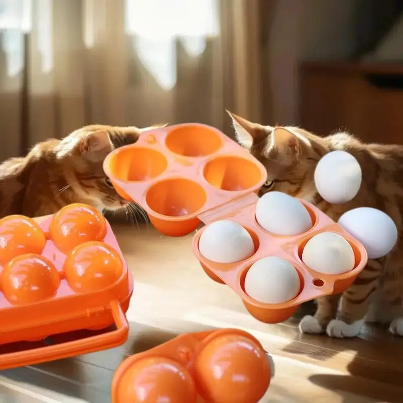 

Lightweight Egg Protector Box, Outdoor Anti-shock Tray, Home-use Plastic Safety Case, Travel Shatterproof