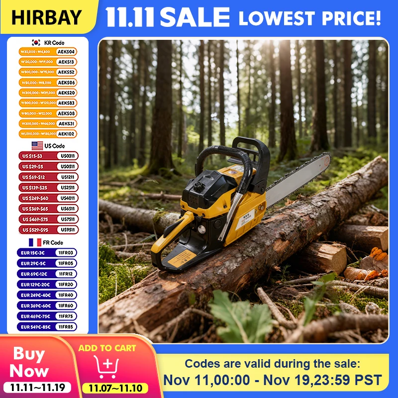 High Power Chainsaw 3.9KW Cutting Machine For Forestry And Garden Tree Trimming Efficient Brushless Motor Professional Wood Saw