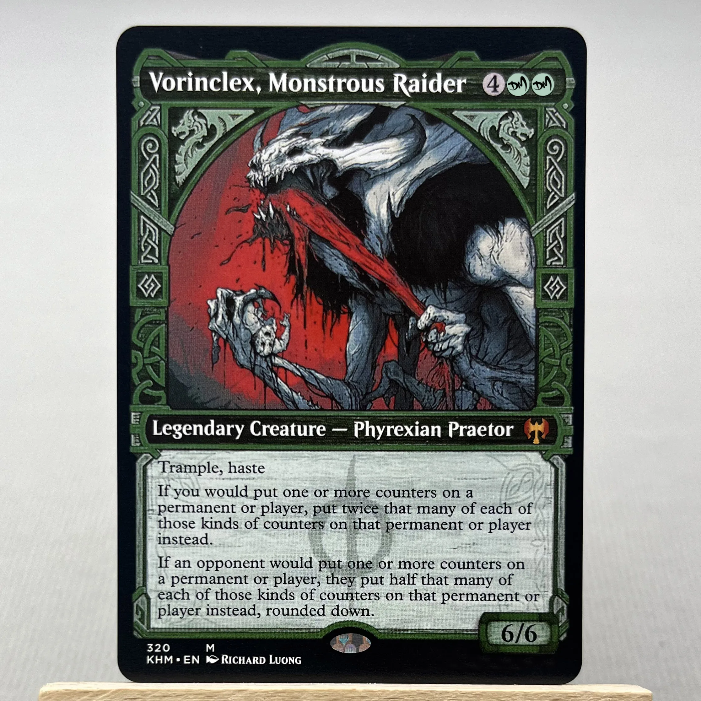 MH3 HOLO10-Ⅰ03 Tcg cards German Magical Veyran, Voice of Duality Adrix the Nev, Twincasters City of Brass gathering