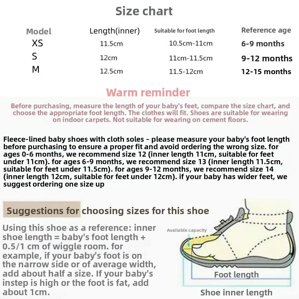 New Winter Warm Newborn Baby Shoes Casual Infant Girls Boys Soft Slipper Toddler Crib Boots Anti-Slip Socks Girls Boys