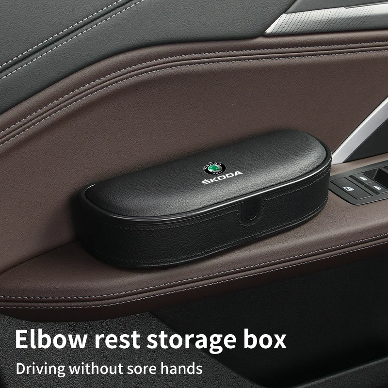

Car Armrest Elbow Support Cushion Height Adjustable Elbow Rest Cushion For Skoda Octavia Rapid Kodiaq Superb Derivative Karoq Fa