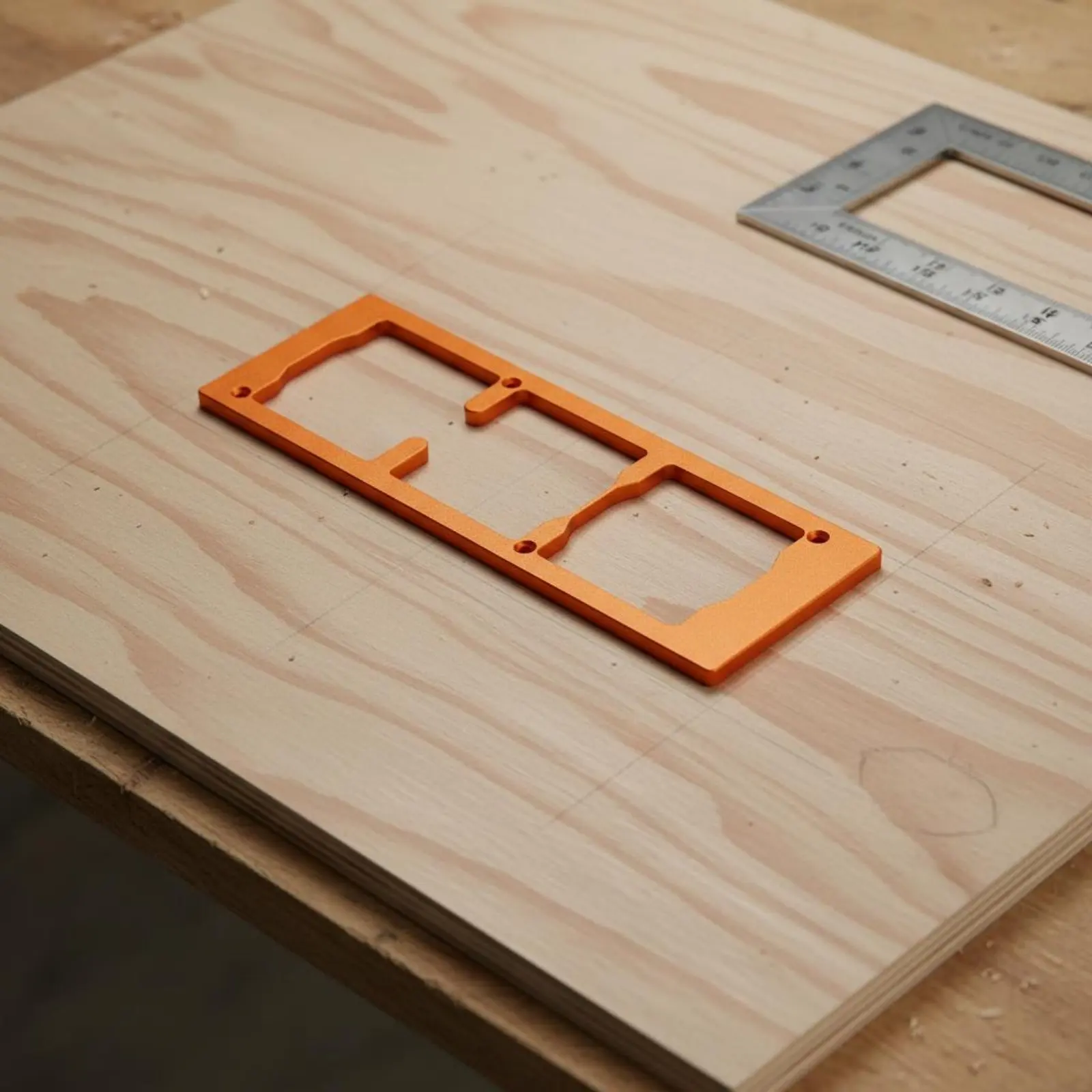 86 Box Cutout Jig Time-Saving Switch Socket Opening Template Aluminum Alloy Slotting Tool 75 Mm Spacing for Woodworking