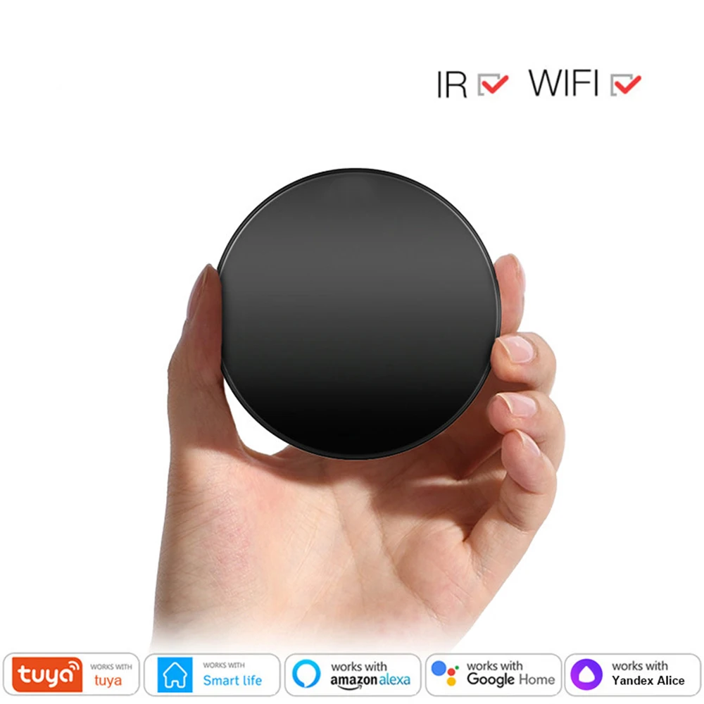 Tuya Smart IR Remote Control WiFi To Infrared Universal TV DVD AUD AC Remote Controller Works With Alexa Google Yandex Alice