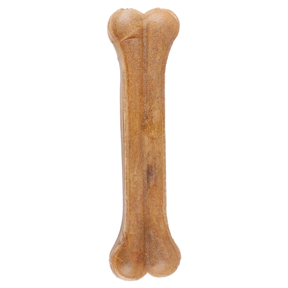 8 inch Compressed Rawhides Dog Bones Dog Puppy Chewing Snack Food Treats Teething Toy Bone Shape Dog Toys Pet Supplies