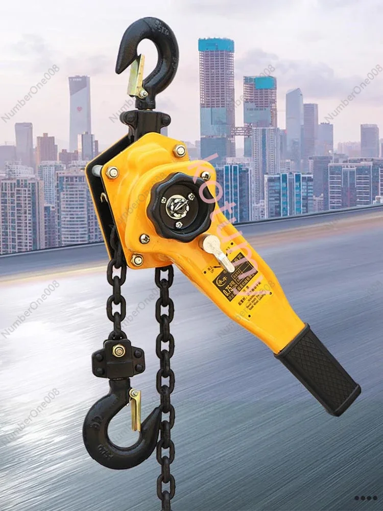 Portable Hand Wrench Manganese Steel Hook Hand Chain Hoist Crane Wire Tensioner Manual Traction Hoist