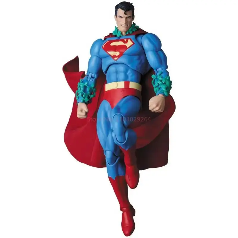 Original 1/12 Ml Mafex Hush Dc  Action Figure Super-Man Anime Figure Collection The Batman  Comic Super Man Statue Decor Model T