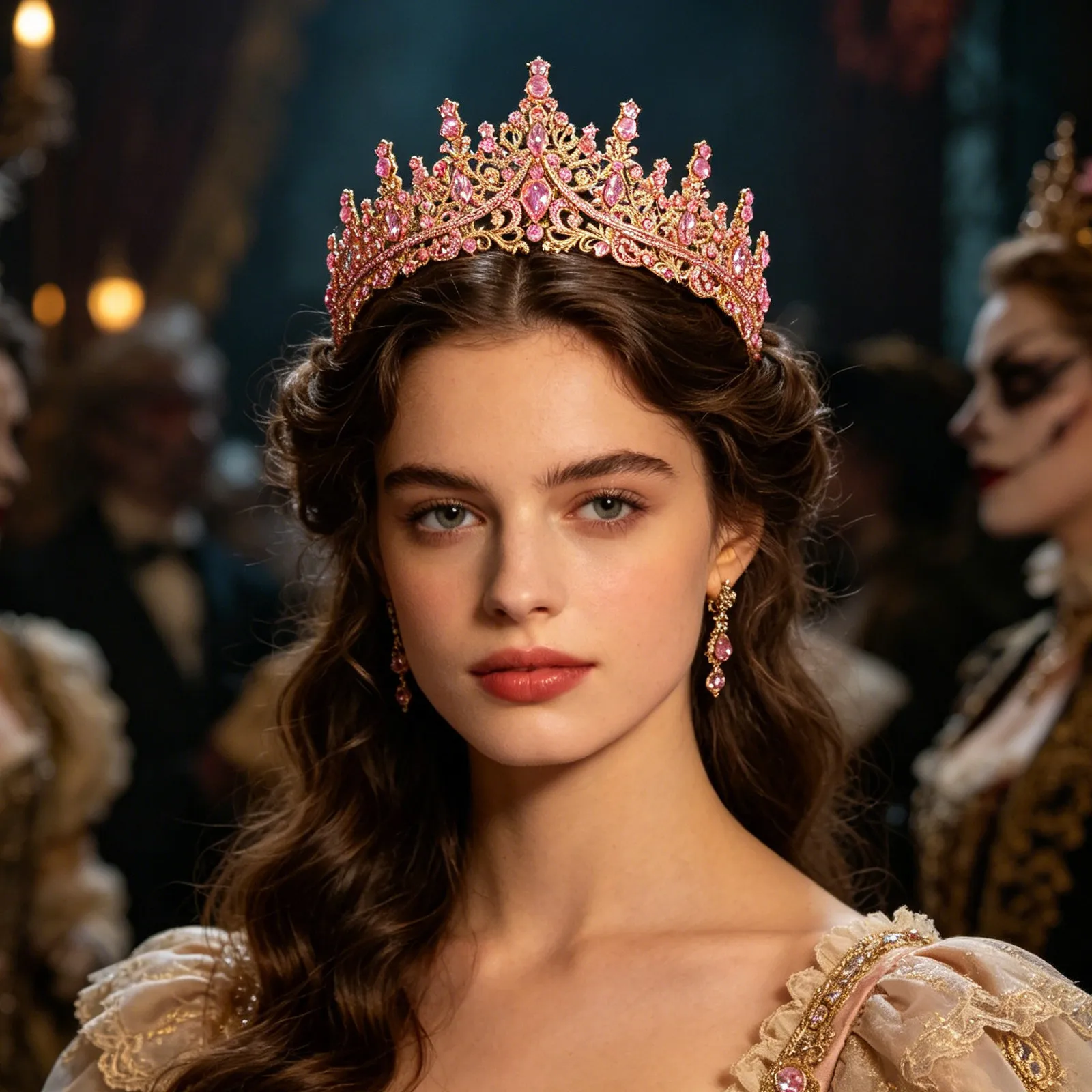 Baroque Crown Headband Luxury Ornate Design Bridal Hair Jewelry for Wedding Prom Graduation Pageant Formal Event Costume