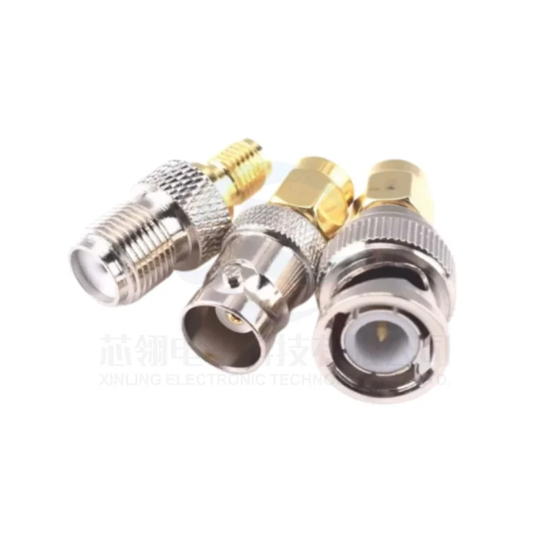 SMA Male Connector to M/F Female BNC Radio Antenna Connector, RF Converter, Adapter Kit, SMA to BNC Coaxial Adapter