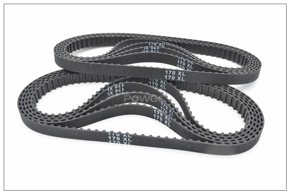 POWGE 170/172/174/176/178 XL مؤقت اشتعال W = 025 "037" مم محيط 431.8/436.88/441.96/447.04/452.1 مللي متر المطاط XL حزام بوصة شبه منحرف #5