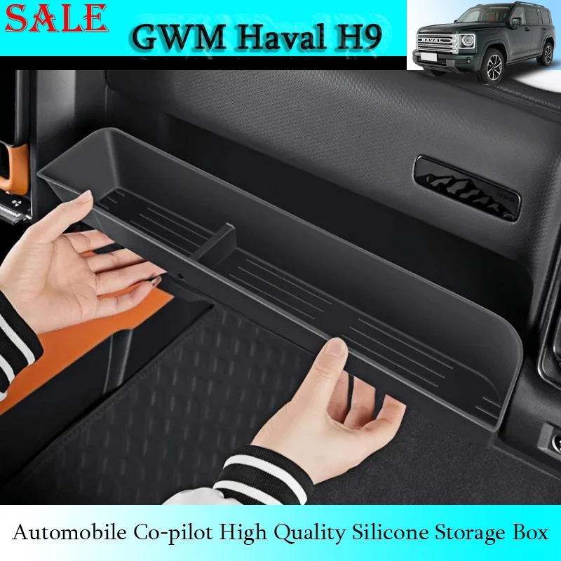 

Fit for GWM Haval H9 2024 Automobile Co-pilot High Quality Silicone Storage Box Automobile Interior Modification Parts