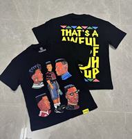New Brand Letter Print Men's T-shirt Short-sleeved Outdoor Sports Tops THAT'S A AWFUL LOT OF COUGH SYRUP Tshirt Tees for Men