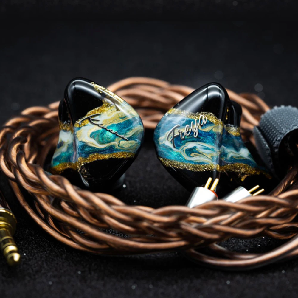 KINERA Freya 3BA+1DD Hybrid 4 Driver Unit HIFI In Ear Monitor Earbud With 2Pin Cable Earphone IEM Hand-painted Shell Headset