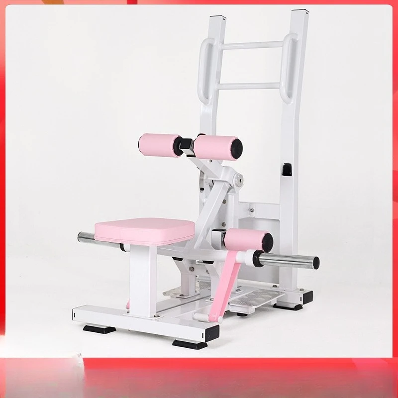 

Women's Gym Shaping Equipment Pink Hip Bridge Machine Standing Hip Abduction Rhino Squat Trainer Hip Thrust Machine