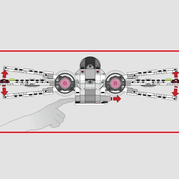 مجموعات مكعبات بناء للطائرات القتالية الفضائية 75402 متوافقة مع جزيئات ليغو مناسبة لهدايا عيد الميلاد 497 قطعة