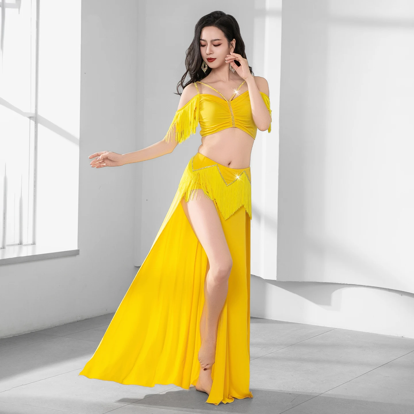 Danza Del Vientre Disfraces Disfraces Traje Danza Del Vientre Traje Danza Del Vientre Mujer Falda Danza Del Vientre Ropa Danza Arabe Faldas De Danza Arabe abanicos trajes belly dance professional top para flamenco niña