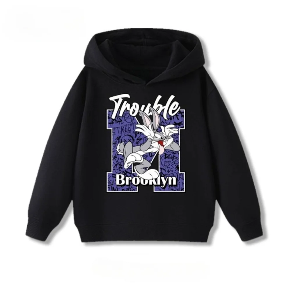 البق الأرنب دافي داك الطرفية الأطفال مقنعين البلوز الفتيان والفتيات ملابس الخريف والشتاء الدافئة الأطفال هوديي #3