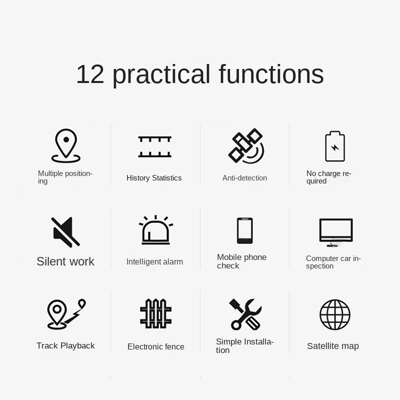 GPS Locator Motorcycle Car Truck Locator Anti-Theft Tracker Mobile Phone Locator