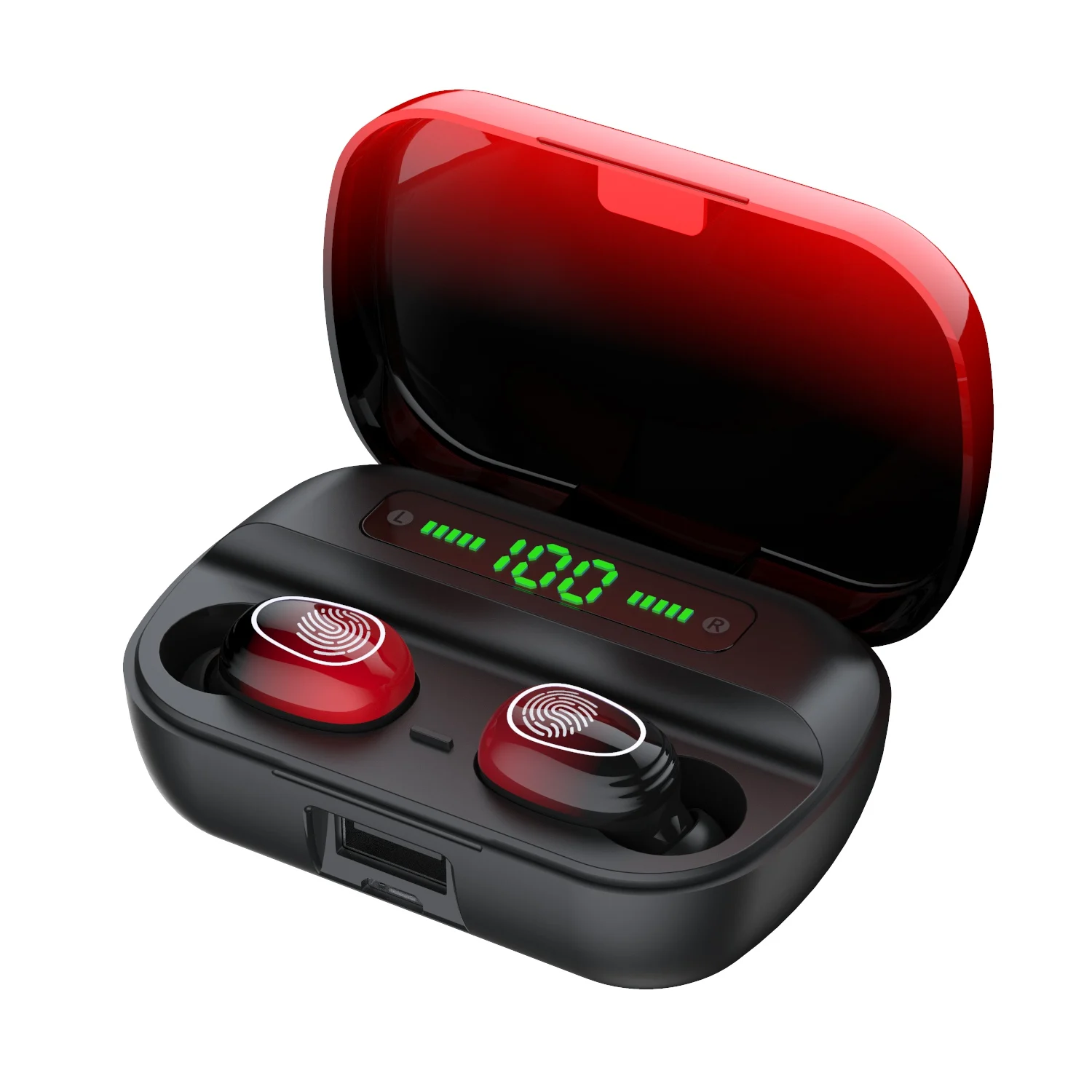 ชุดหูฟังบลูทูธไร้สาย Power HBQ Pro กีฬาแขวนหู TWS ชุดหูฟังลดเสียงรบกวนอัจฉริยะสําหรับการเคลื่อนไหวที่บ้าน