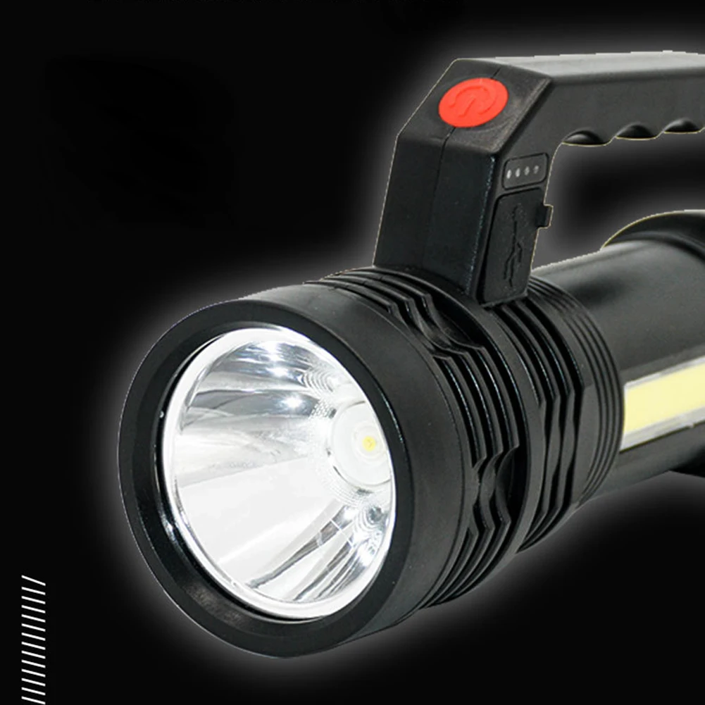 Riding Sailing Fishing Headlight Torch Flashlight Handheld Hunting ABS Camping Rechargeable Spotlight White Light - view 6