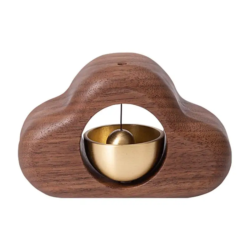 

Shopkeepers Bell For Door Opening Cloud-Shaped Wooden Entry Alert Chime Decorative Wind Chime Alerts Business When Entering