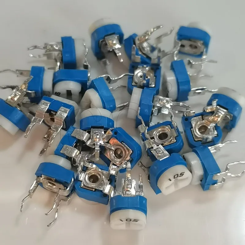 20 قطعة RM065 RM-065 سلسلة 100 200 500 1K 2K 5K 10K 20K 50K 100K 200K 500K 1M أوم Trimpot الانتهازي الجهد متغير المقاوم #6