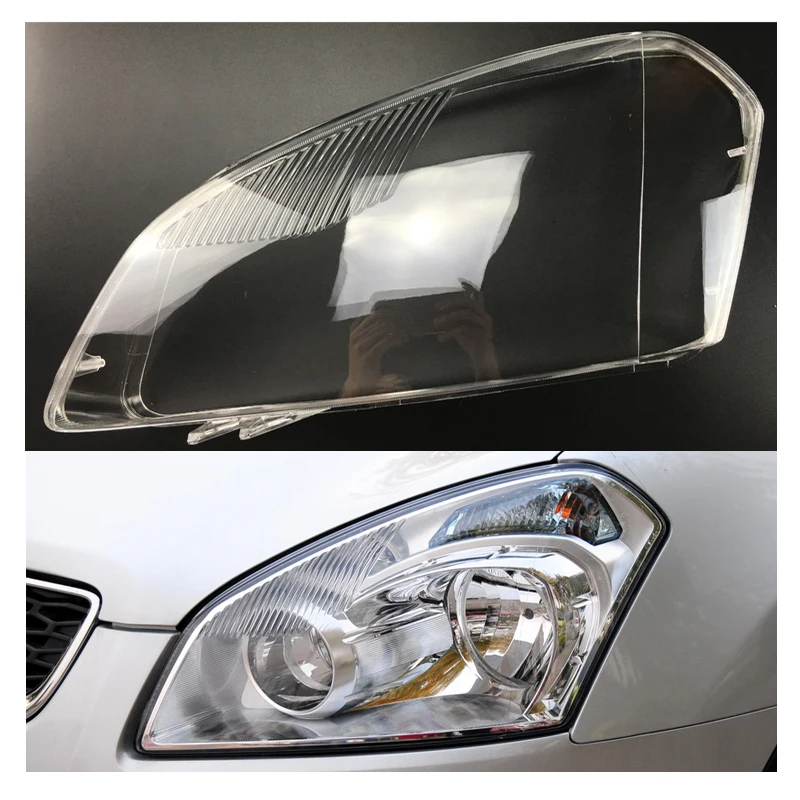 

Car Front Headlight Cover For Nissan Qashqai 2008-2015 Auto Headlamp Lampshade Lampcover Head Lamp light glass Lens Shell Caps