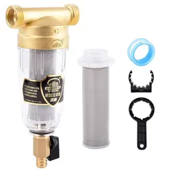 1/2~1 Inch Household Faucets Filter Tap Water Heater Stainless Steel Brass Pre-Filter Whole House Filter Central Water Purifier