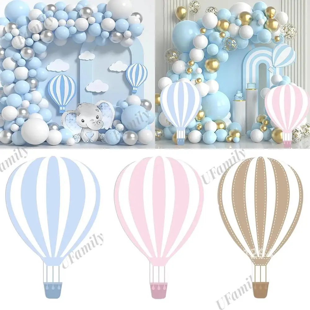 18/24/36inch Hot Air Balloon Cutouts  Baby Shower 1st Girl Birthday Paty Backdrops for Wedding Party Photo Props Cardboard Decor