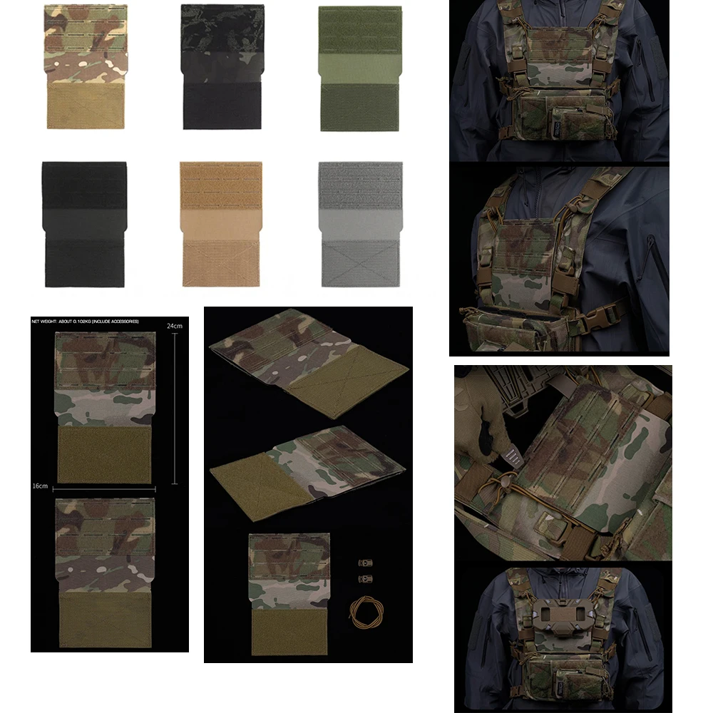 新しい戦術-molle-屋外ナビゲーションボード電話キャリアアタッチメントチェストリグアクセサリーハーネス拡張狩猟-mag-holde