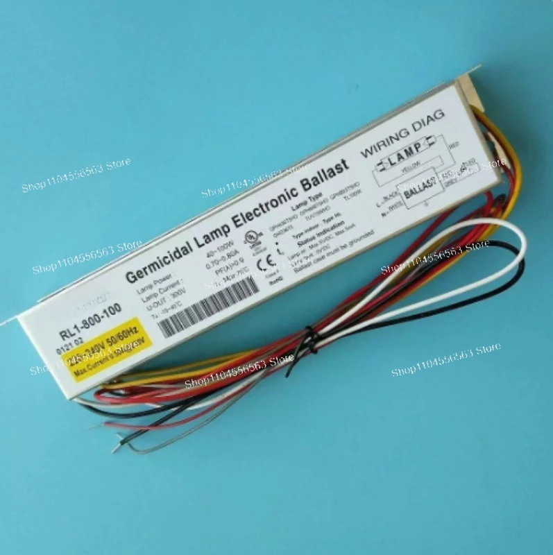 UV Electronic Ballast RL1-800-100 80W-100W 120W, Water Treatment Dedicated Ultraviolet Lamp Ballast for Sterilizer