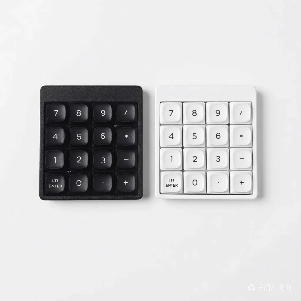 NumberPad Wireless Bluetooth Mini Mechanical Keypad Hot Swappable Programmable Numeric Keypad Choc V1/v2 Axis Support VIAL