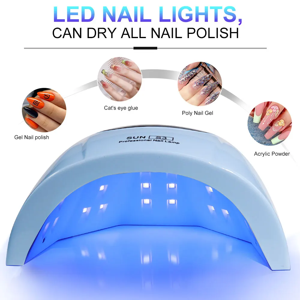 Nagelgeldrogerlamp UV-licht voor nagels Ogenbescherming, UV-lamp voor gelnagels Gel nagellak uithardende droger, beste cadeau voor meisjes