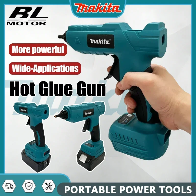 

Makita Cordless Electric Glue Gun 18V Battery-Powered Hot Melt Welding Air Gun for Home Crafts DIY 11mm Glue Sticks