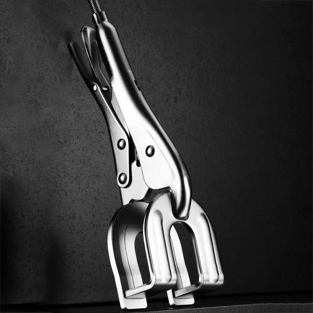 

U-shaped Locking Welding Jaw Pliers High Hardness Adjustable Pipe Welding Butt Pliers Fixed Clamp Tools Steel Grip Vise Pliers
